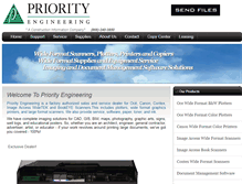 Tablet Screenshot of priorityengineering.net